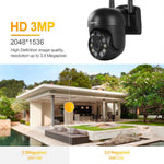 ESCAM WNK610 3MP Move Detection Dual-Light Source Night Vision Dual-Way Voice Intercom Wireless Security Camera