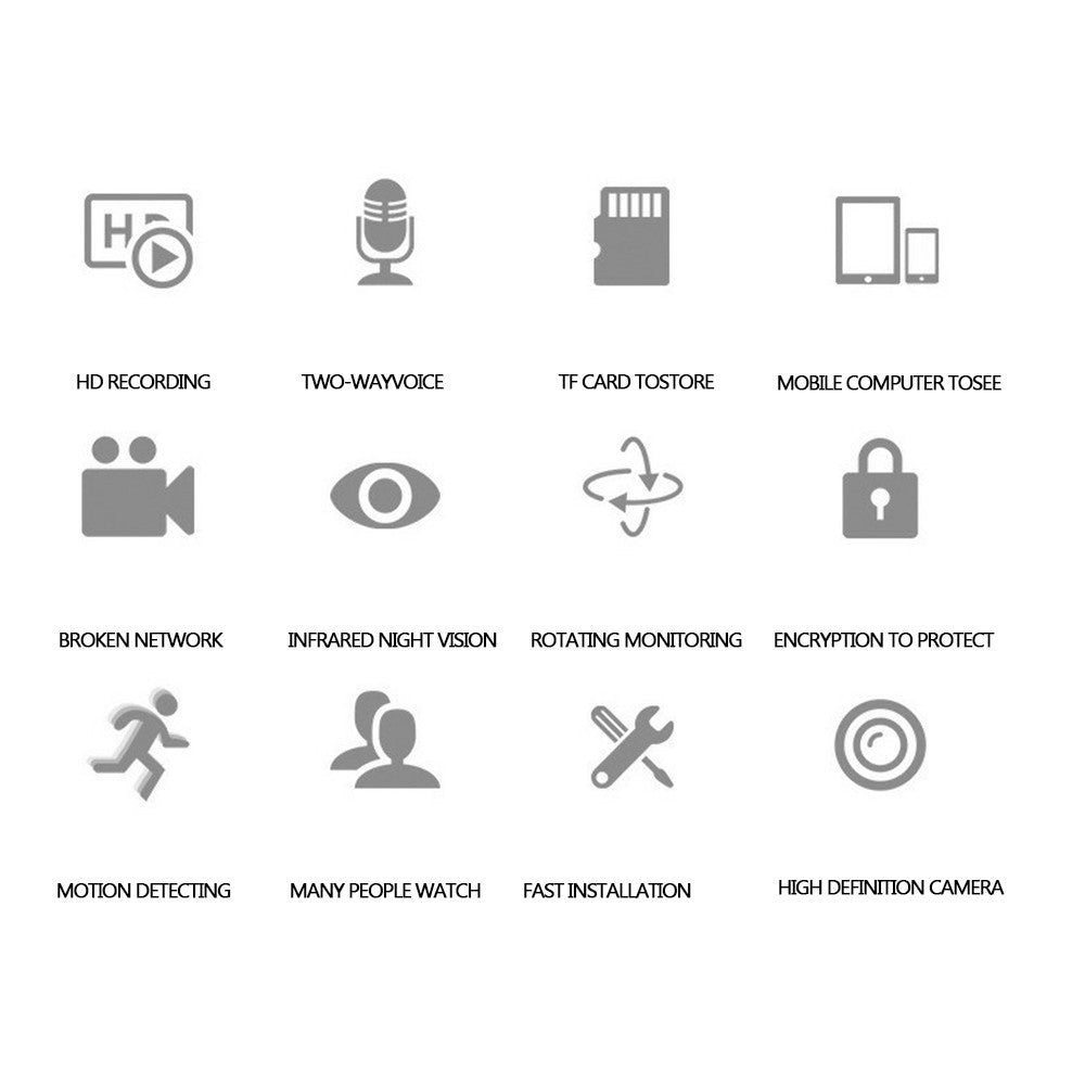 K1-200TS 200W 1080P Tuya Smart Rotating Monitor Camera WiFi Network Wireless Security Camera (No Memory Card)