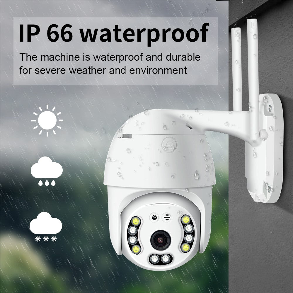 SD01 Ultra HD 5MP Security Camera Outdoor Waterproof PTZ Night Vision WiFi Camera RJ45 Internet for Home Security