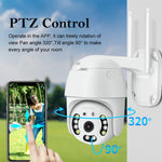 SD01 Ultra HD 5MP Security Camera Outdoor Waterproof PTZ Night Vision WiFi Camera RJ45 Internet for Home Security