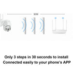 SD01 Ultra HD 5MP Security Camera Outdoor Waterproof PTZ Night Vision WiFi Camera RJ45 Internet for Home Security