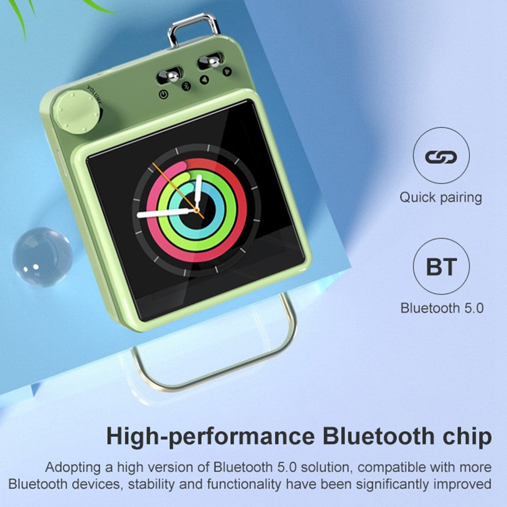 MAHDI M188 8 GB Bluetooth-kompatibel MP3-musikspelare, bärbar ultratunn spelare med 1,5-tums färgskärm, stöd för MP3-, FLAC-, APE- och OGG-ljudfiler (engelsk version)