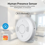 NEO NAS-PS01W Tuya Smart WiFi+Bluetooth-compatible Dual Mode Radar Human Presence Sensor APP Control Human Detection Sensor for Meeting Room Bedroom