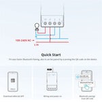 SONOFF TH Origin THR320 20A Max Smart Temperature and Humidity Monitoring Switch Temperature Humidity Sensor for Home, Swimming Pool, Greenhouse