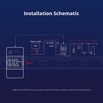 SONOFF POW Elite POWR320D 20A maks. intelligent målerskifter med energiovervågning, LCD-display, universelt gør-det-selv-modul til intelligent hjem, kompatibel med Home Assistant, IFTTT