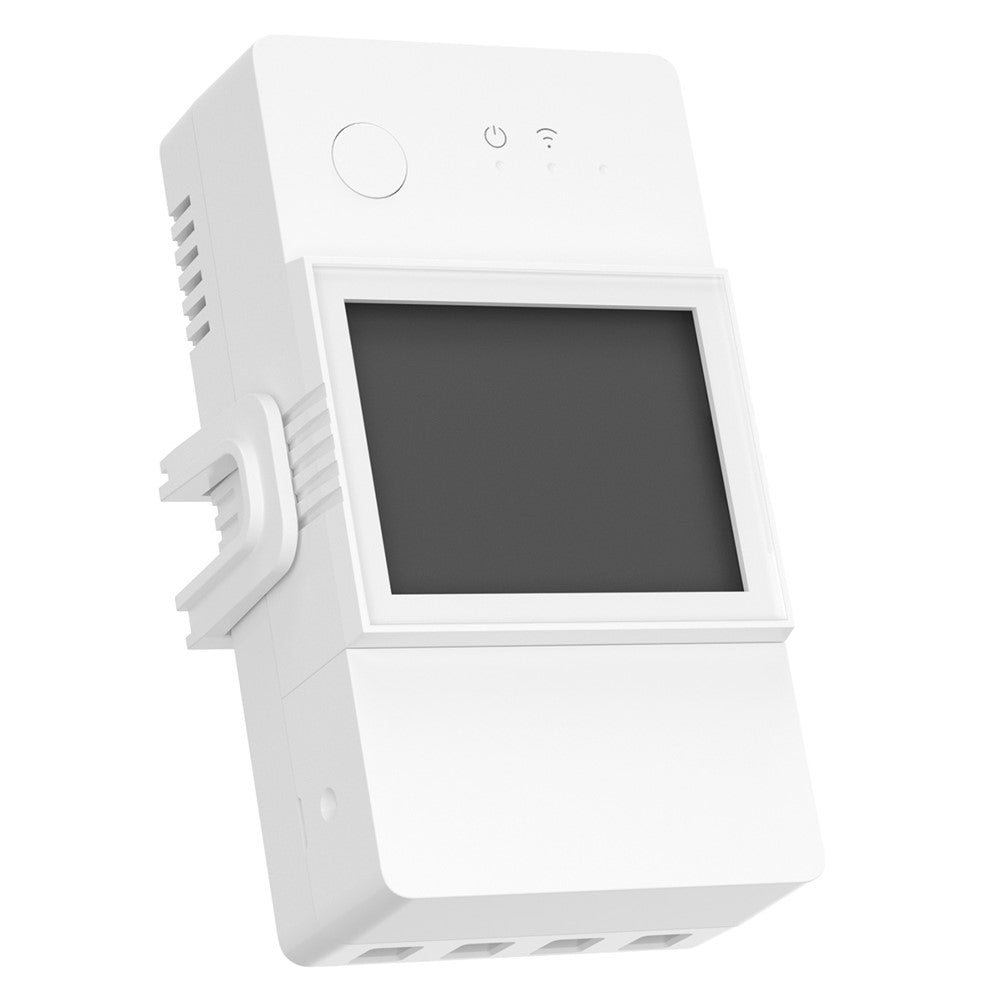 SONOFF POW Elite POWR320D 20A maks. intelligent målerskifter med energiovervågning, LCD-display, universelt gør-det-selv-modul til intelligent hjem, kompatibel med Home Assistant, IFTTT