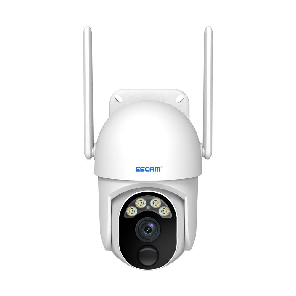 ESCAM QF103 3MP Cloud Storage PT WiFi PIR Alarm IP Camera + Solar Panel Full Color Night Vision Camera Security Monitor Camera Support Two Way Audio