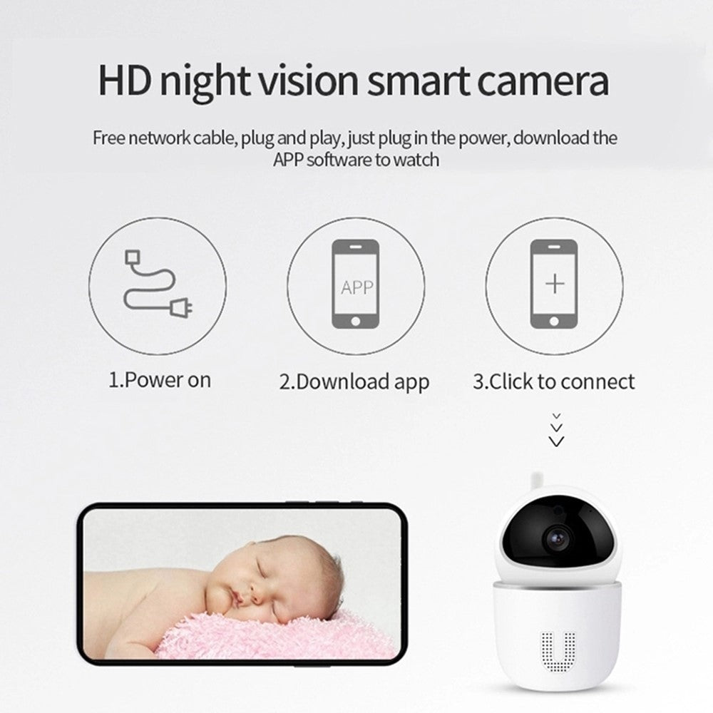 SK-ZA03 Trådlös WiFi-säkerhetskamera Smart spårningsövervakningskamera 1080P (2.0MP) Webbkamera för hem, skola, butik