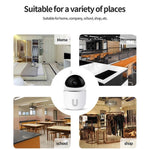 SK-ZA03 Trådlös WiFi-säkerhetskamera Smart spårningsövervakningskamera 1080P (2.0MP) Webbkamera för hem, skola, butik