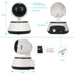 FY-H2-100 720P WiFi IP Camera Monitor Home Surveillance Two-Way Audio Wireless Webcam with Motion Detection Function