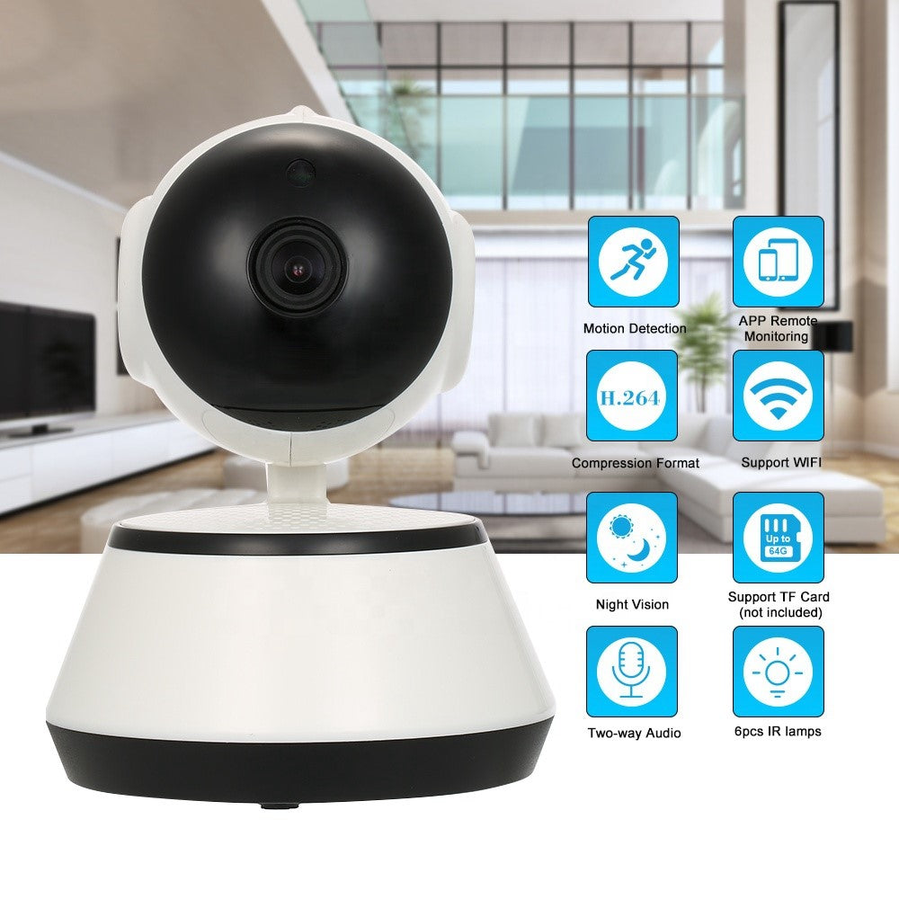 FY-H2-100 720P WiFi IP Camera Monitor Home Surveillance Two-Way Audio Wireless Webcam with Motion Detection Function