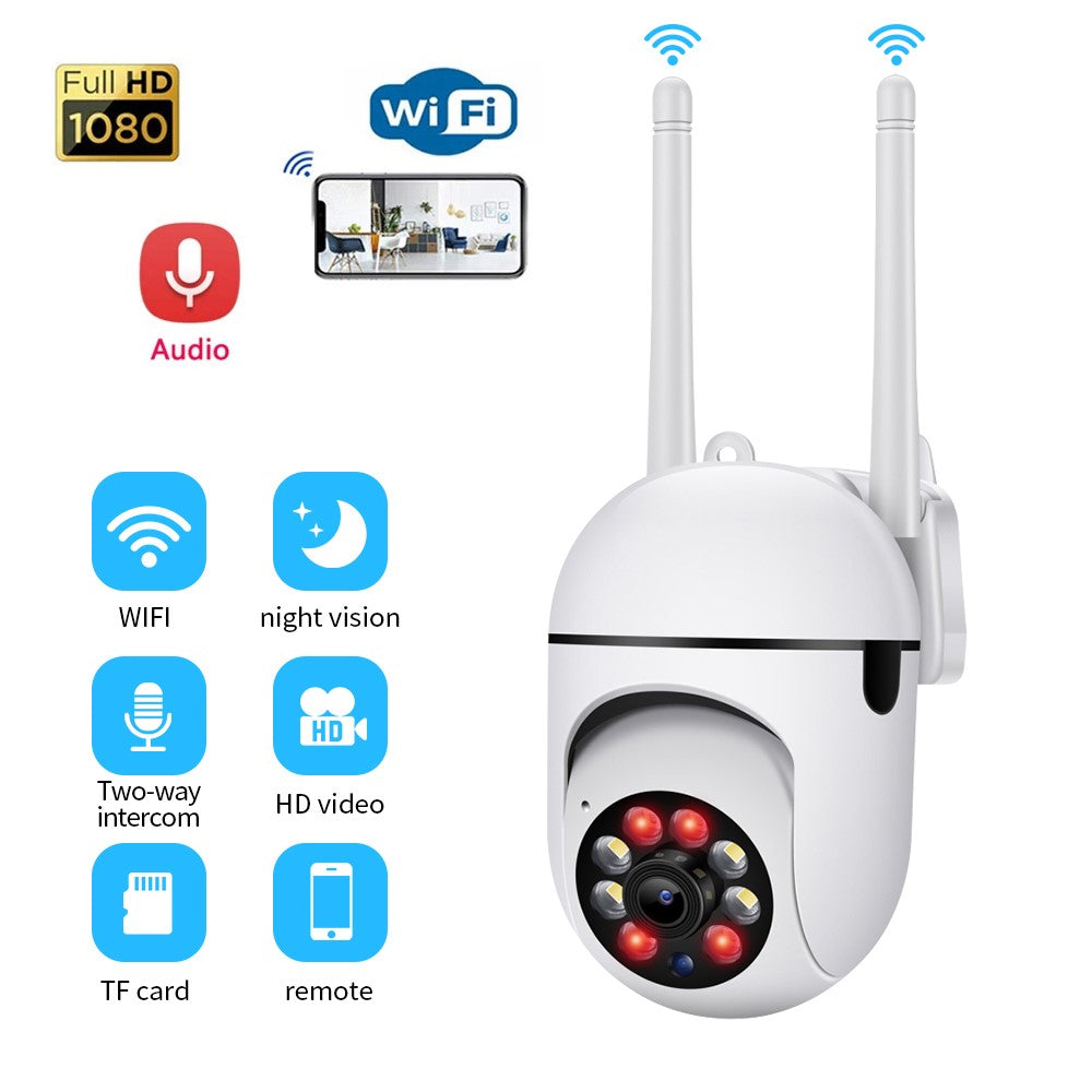 A7 Wireless WiFi Surveillance Camera Two-Way Voice Camera Monitor Support Night Vision for Home, Office