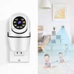 A11 2.4G Wireless WiFi Socket Camera Two-Way Voice Camera Monitor Support Infrared Night Vision Home, Office Surveillance Safety Camera