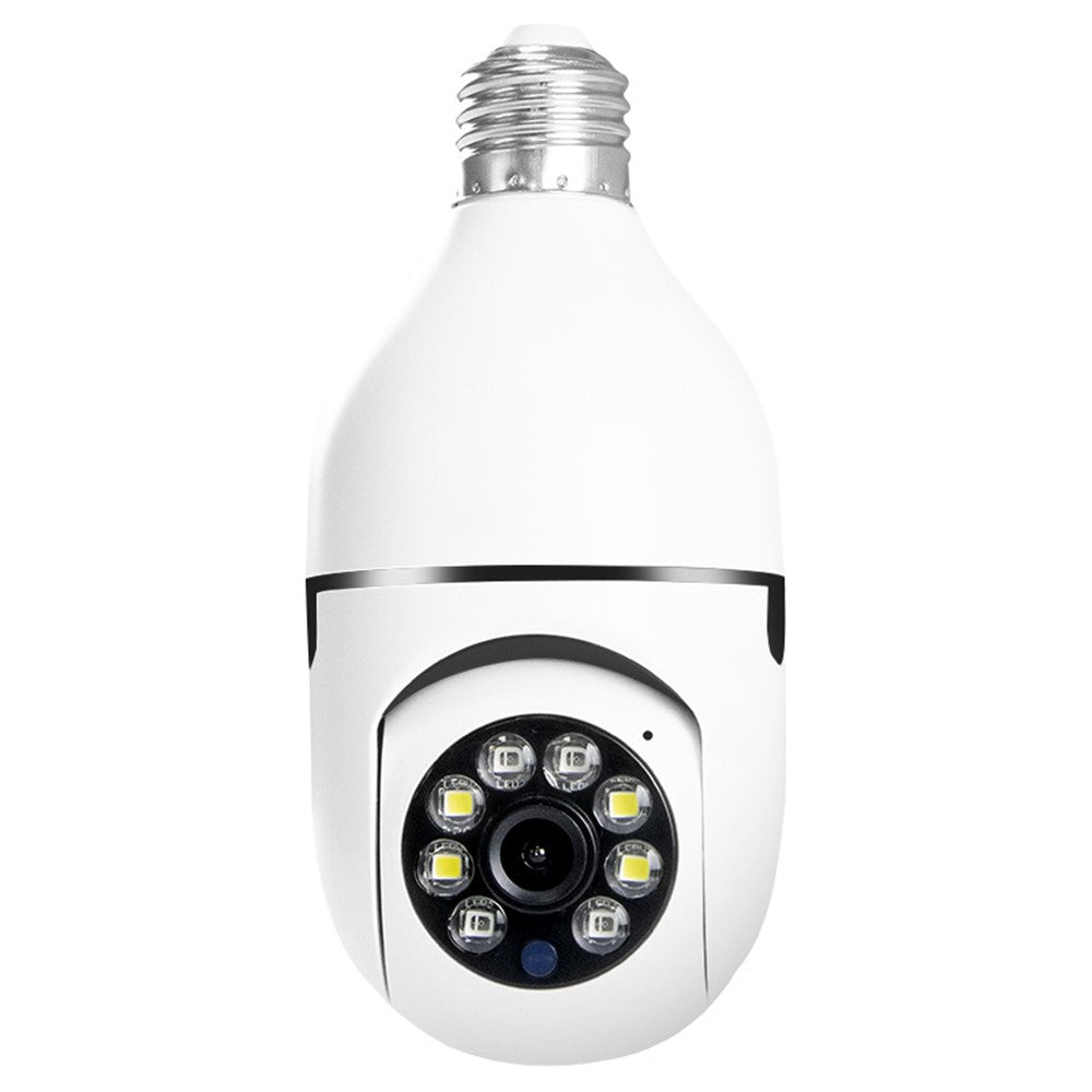 2.4G Smart WiFi Camera Mini PTZ 1080P HD IP Camera with Bulb E27 Socket, Two-Way Talk Home Surveillance