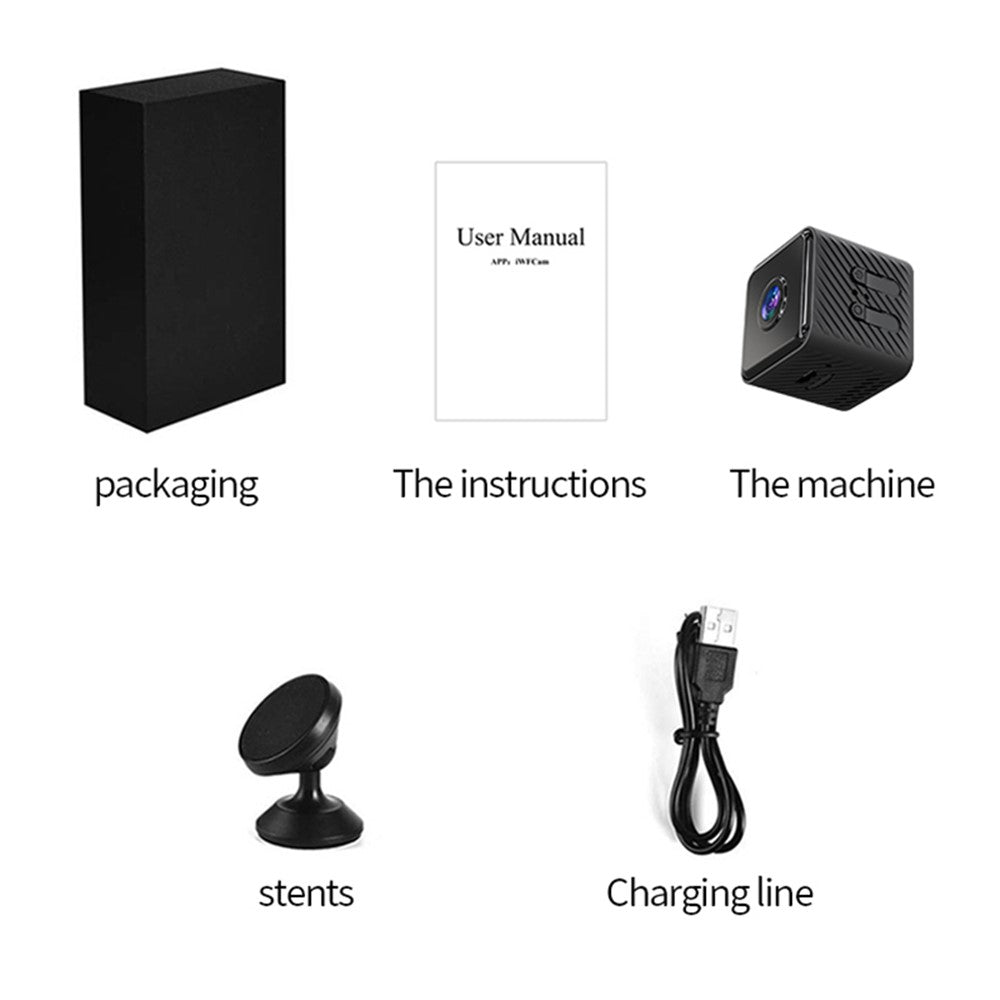 X2 Home Security WiFi Wireless Camera Motion Detection Mini HD Night Vision Camera