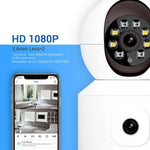 ESCAM QF010 2x2MP Dual Lens Motion Detection WiFi Camera Two-Way Voice Camera Support Cloud Storage