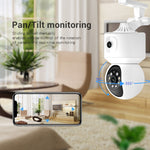 ESCAM QF010 2x2MP Dual Lens Motion Detection WiFi Camera Two-Way Voice Camera Support Cloud Storage