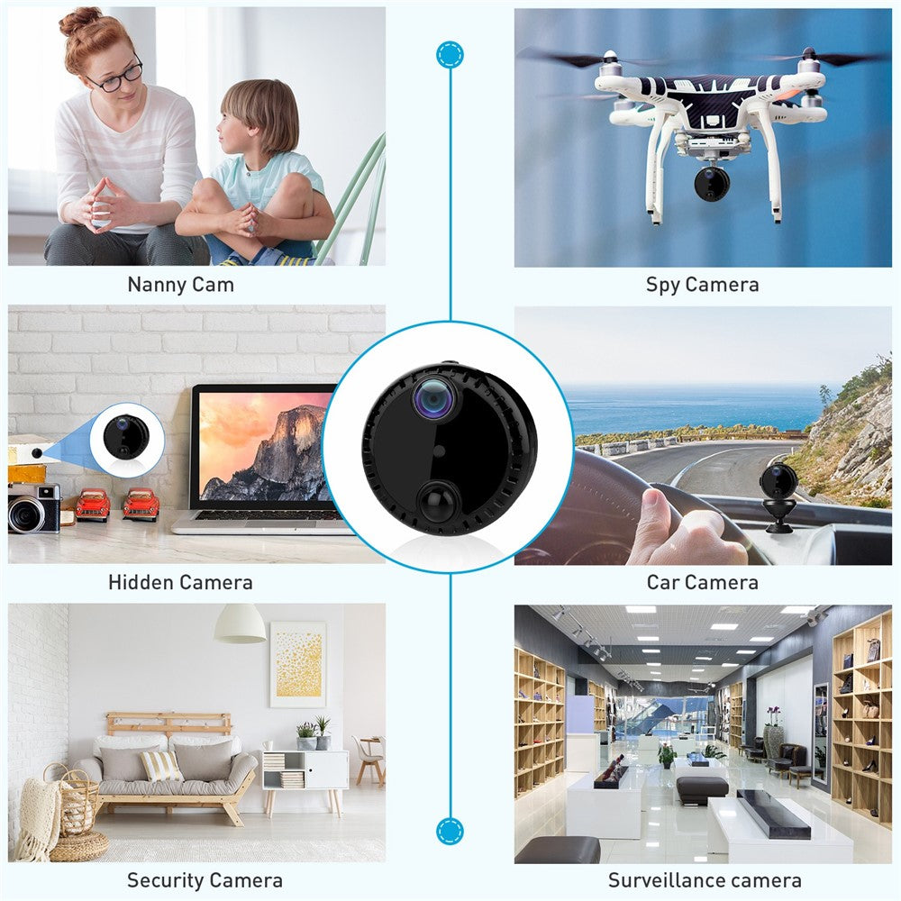 R10 Wireless WiFi Webcam Home Network Monitor Camera 4K HD Night Vision Cell Phone Remote Camera
