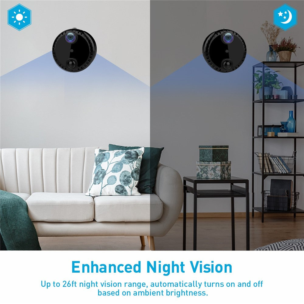 R10 Wireless WiFi Webcam Home Network Monitor Camera 4K HD Night Vision Cell Phone Remote Camera
