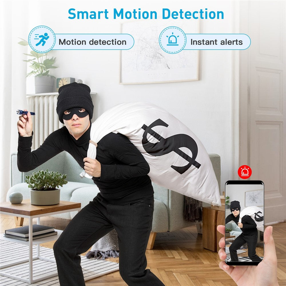 R10 Wireless WiFi Webcam Home Network Monitor Camera 4K HD Night Vision Cell Phone Remote Camera