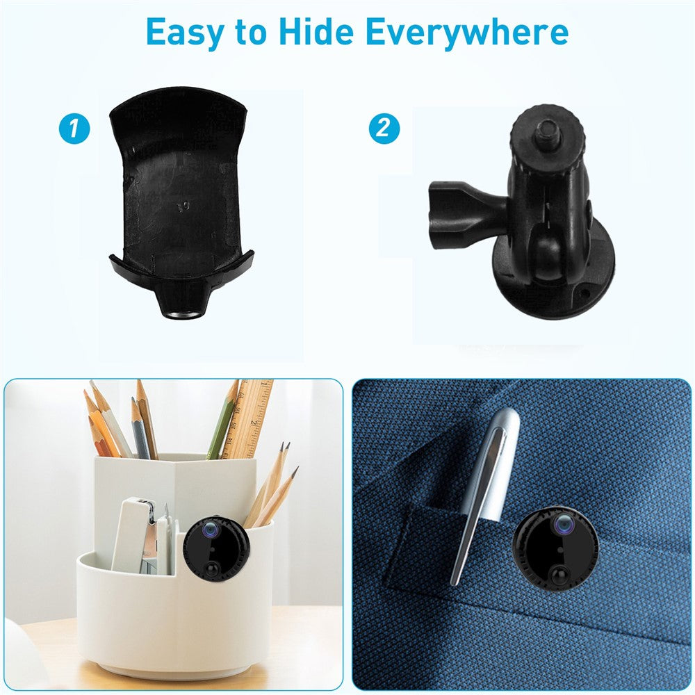 R10 Wireless WiFi Webcam Home Network Monitor Camera 4K HD Night Vision Cell Phone Remote Camera
