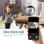 ESCAM PT302 3MP 1296P One Click Call Robotman H.265 WiFi IP Camera Home Security CCTV