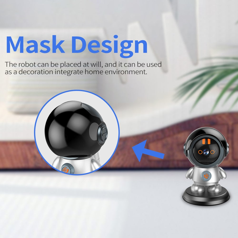 ESCAM PT302 3MP 1296P One Click Call Robotman H.265 WiFi IP Camera Home Security CCTV