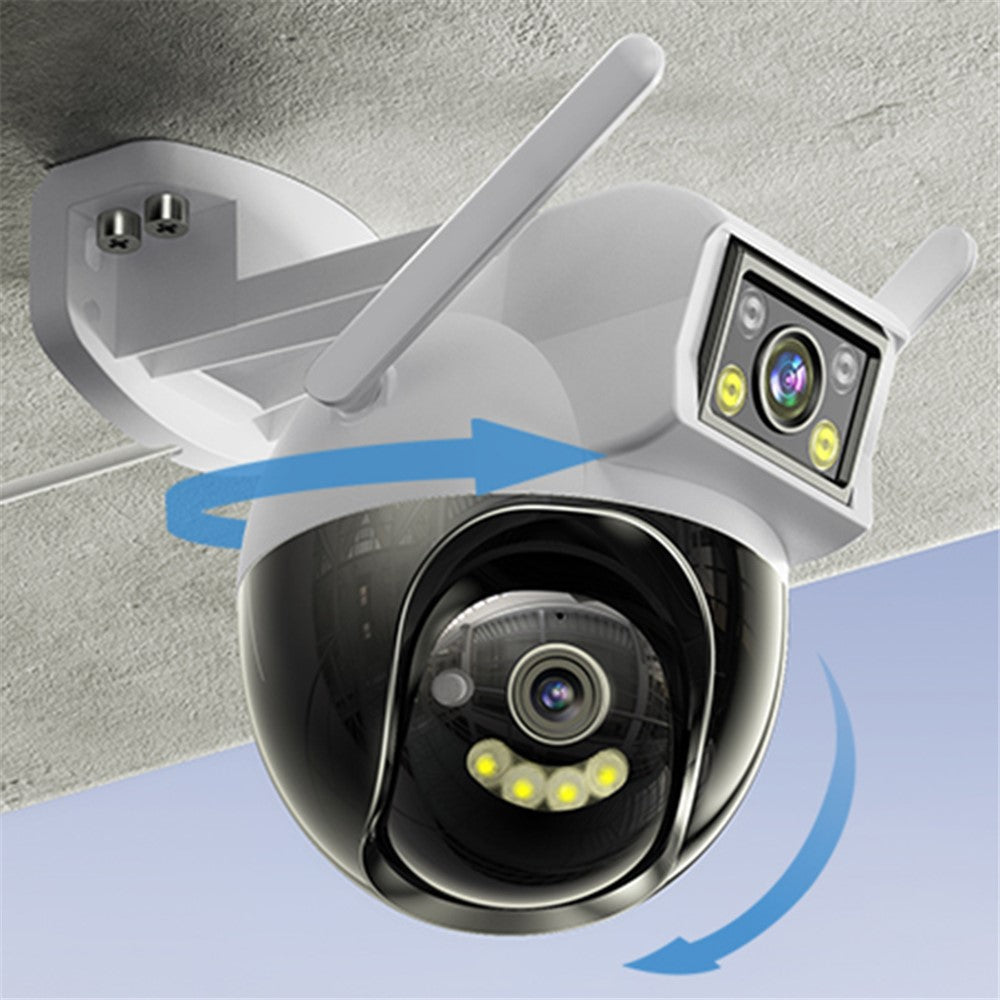 YESIDO KM12 Dual Lens 400W HD Surveillance Camera 360 Degree Wireless WiFi 2.4G Camera Support Two-Way Voice