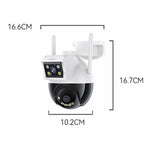 YESIDO KM12 Dual Lens 400W HD Surveillance Camera 360 Degree Wireless WiFi 2.4G Camera Support Two-Way Voice