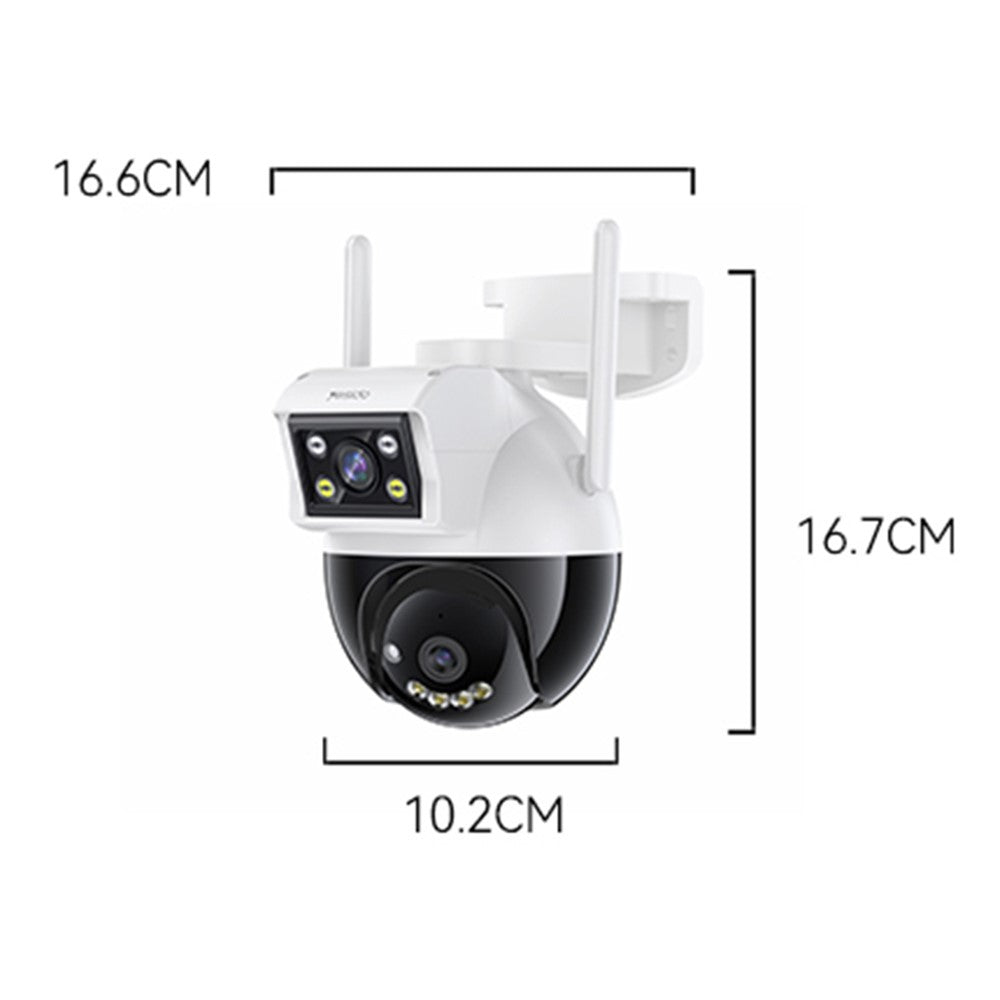YESIDO KM12 Dual Lens 400W HD Surveillance Camera 360 Degree Wireless WiFi 2.4G Camera Support Two-Way Voice