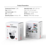 YESIDO KM12 Dual Lens 400W HD Surveillance Camera 360 Degree Wireless WiFi 2.4G Camera Support Two-Way Voice