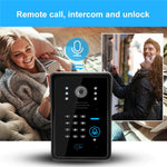618MJIDS11 EU Plug Outdoor Night Vision P2P WiFi Intercom Video Doorbell