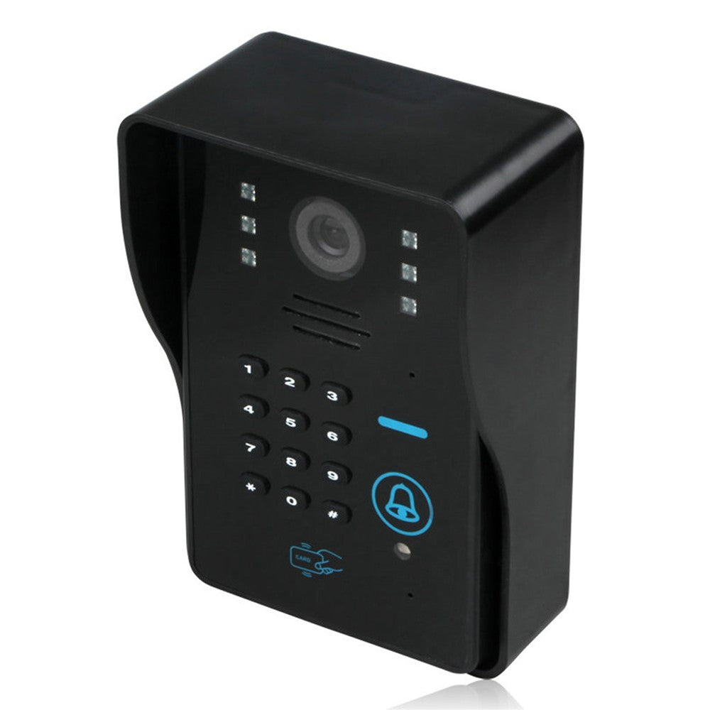 WF1002 1080P WiFi / IP Wireless Doorbell with Password and Card Unlock, Visual Intercom, EU Plug (CE, ROHS)