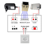 WF1002 1080P WiFi / IP Wireless Doorbell with Password and Card Unlock, Visual Intercom, EU Plug (CE, ROHS)