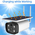 Y8 2MP HD WiFi Solar-Powered Home Camera Full-Color 1080P Security Camera (No Battery)