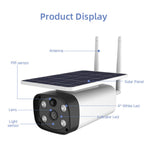 Y8 2MP HD WiFi Solar-Powered Home Camera Full-Color 1080P Security Camera (No Battery)