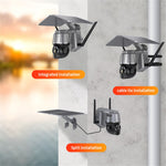 Q7 Wireless WiFi 2MP HD Camera Solar-Powered Outdoor Surveillance Camera
