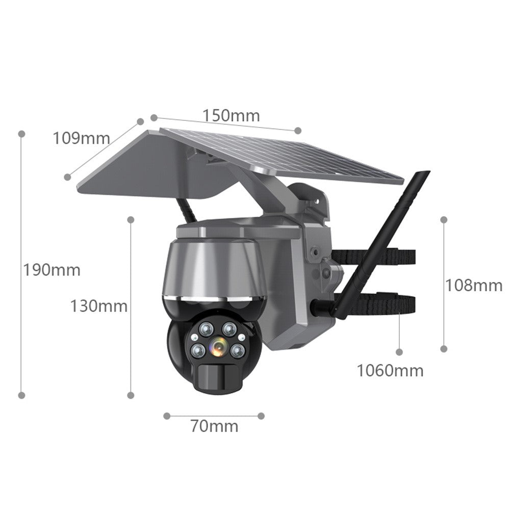 Q7 Wireless WiFi 2MP HD Camera Solar-Powered Outdoor Surveillance Camera
