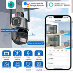 Outdoor Waterproof Intercom Monitor Ball Machine WiFi Camera, APP: ICSEE
