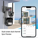 Outdoor Waterproof Intercom Monitor Ball Machine WiFi Camera, APP: ICSEE