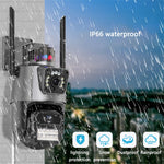 Outdoor Waterproof Intercom Monitor Ball Machine WiFi Camera, APP: ICSEE