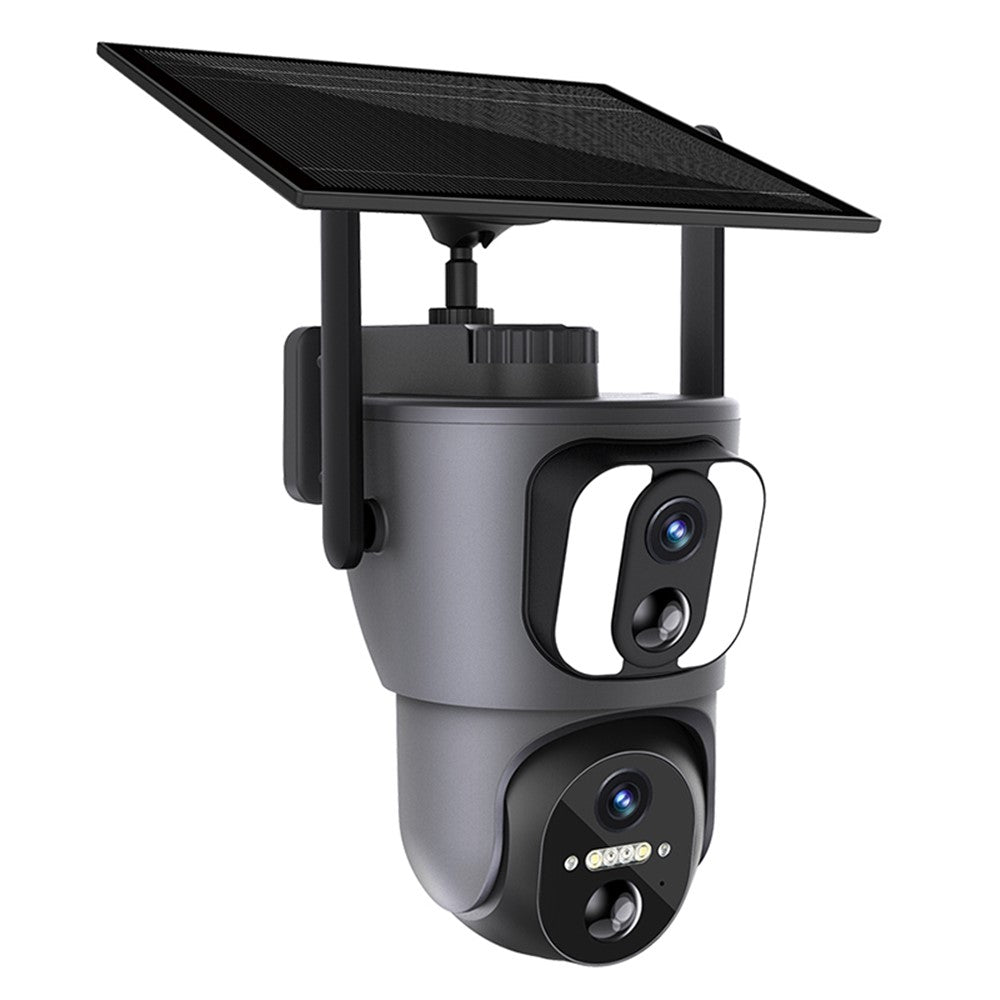 ESCAM QF390 2MP+2MP Dual Lens IP66 PIR Sensor WiFi Solar Panel IP Camera