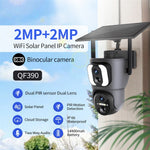 ESCAM QF390 2MP+2MP Dual Lens IP66 PIR Sensor WiFi Solar Panel IP Camera