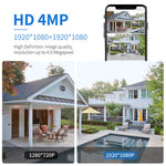 ESCAM QF390 2MP+2MP Dual Lens IP66 PIR Sensor WiFi Solar Panel IP Camera