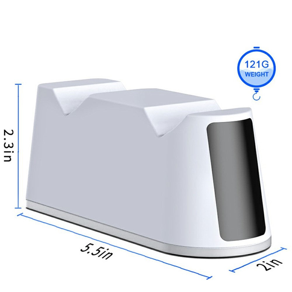 DSP-828 For Sony PlayStation 5 Game Controller Dual Slot Charger Dock LED Light Fast Charging Station