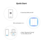 SONOFF TX Ultimate WiFi / eWeLink-fjernbetjent Smart Touch-vægkontakt med RGB-lys