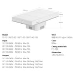 SONOFF TX Ultimate WiFi / eWeLink-fjernbetjent Smart Touch-vægkontakt med RGB-lys