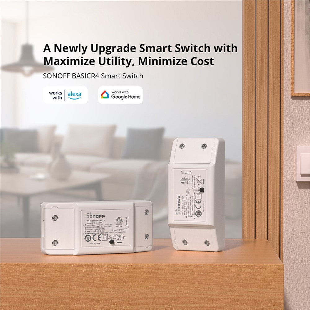 SONOFF BASICR4 Wi-Fi Smart Switch Modul Understøtter eWeLink Fjernbetjening