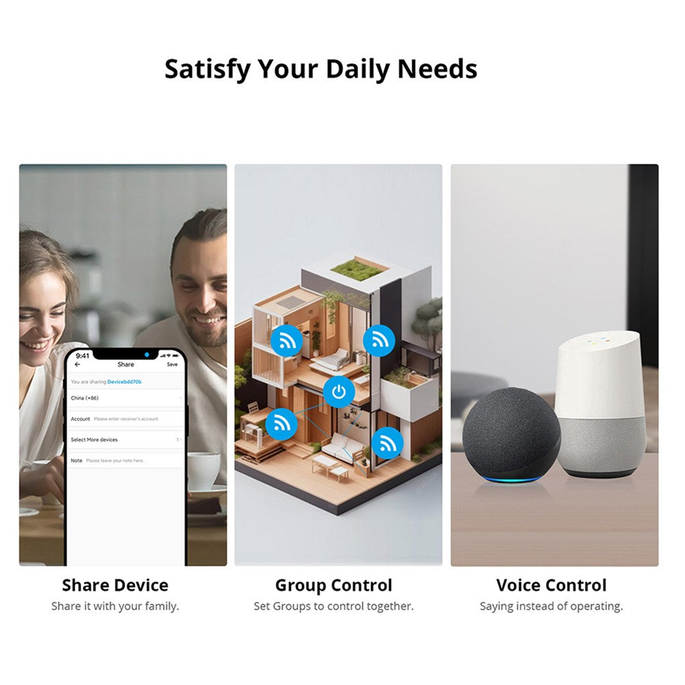 SONOFF BASICR4 Wi-Fi Smart Switch Modul Understøtter eWeLink Fjernbetjening