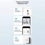 SN-D8 Two Way Audio Video Doorbell WiFi Mobile Phone Remote Home Camera